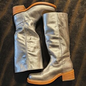 Frye Campus Boots Silver 14L